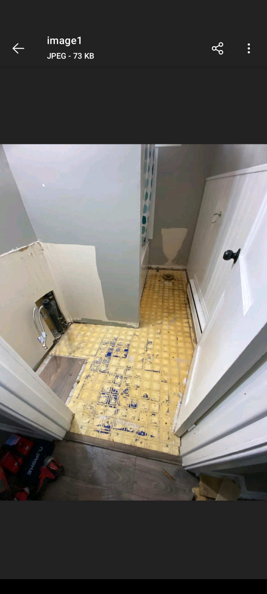 Home Demolition — before